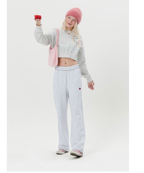 トレーナー スウェット KIRSH DOODLE CHERRY CROP SWEAT LS/キルシードゥードゥルチェリークロップスウェット レディース セール】KIRSH DOODLE CHERRY CROP SWEAT LS/キルシー