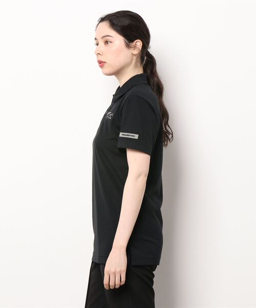 ポロシャツ ポロ 「SY32 by SWEET YEARS」CAMO LOGO POLO SHIRTS レディース メンズ SY32 by SWEET YEARS GOLF メンズ 吸汗速乾 半袖 ボタンダウン