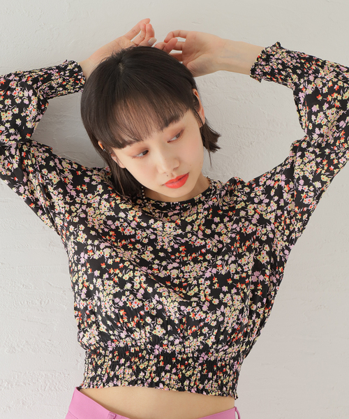 シャツ ブラウス 「ROLLA'S/ローラス 」 OLIVIA JADE FLORAL BLOUSE