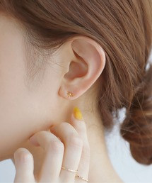 ANEMONE（アネモネ） ピアス ミニリボンメタルピアス「K18ポスト