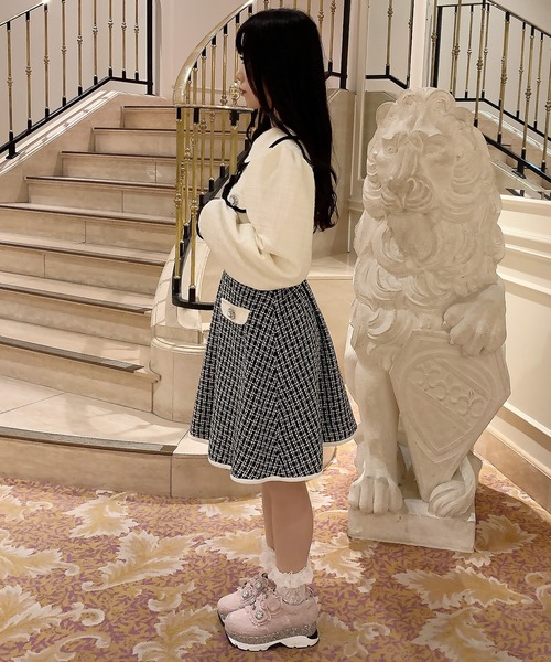 Swankiss（スワンキス） ワンピース DC ribbon tweed O/P : ZOZOTOWN