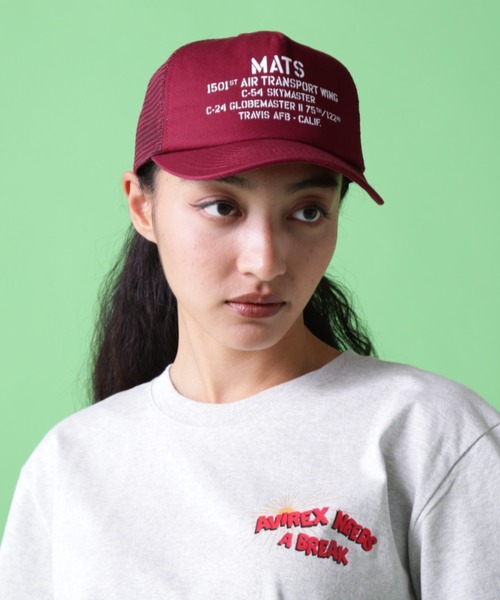 AVIREX キャップ 帽子 MESH CAP MATS / メッシュ アヴィレックス
