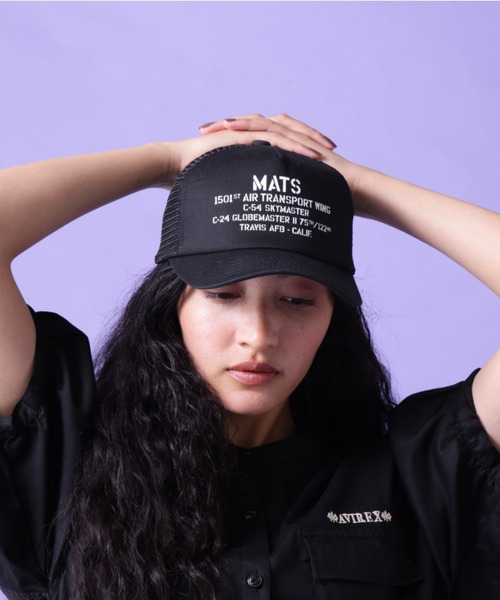 パンサーAVIREX MESH CAP MATS メッシュキャップ AVIREX キャップ 帽子 「AVIREX」KING SIZE MESH CAP USA