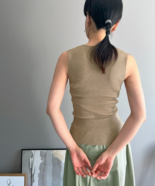 Jewelobe（ジュエローブ） ニット セーター ラメニットタンクトップ