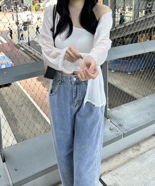tシャツ 「夏コーデに羽織るだけで大活躍！」シアーシースルー