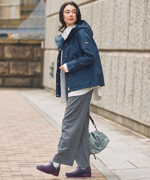 【しんママ】AIGLE☆エーグル☆ネイビーレインブーツ/雨靴/長靴〜37〜 AIGLE（エーグル） 長靴 レインブーツ レインブーツ 長靴 全天候対応