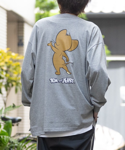 tシャツ 「40I」「Tom ＆ Jerry/トム ジェリー」フロント/バック