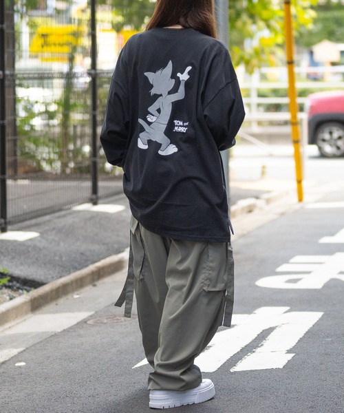 tシャツ 「40I」「Tom ＆ Jerry/トム ジェリー」フロント/バック