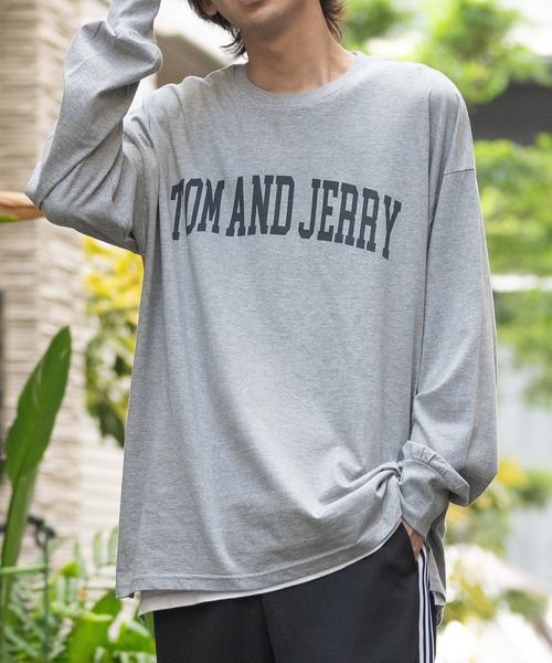 tシャツ 「40I」「Tom ＆ Jerry/トム ジェリー」フロント/バック