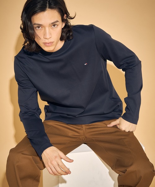 TOMMY HILFIGER tシャツ インターロックロングスリーブTシャツ
