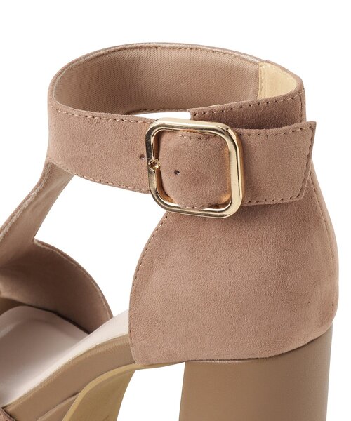 ESPERANZA（エスペランサ） サンダル Tストラップスクエアサンダル