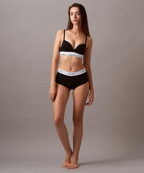 ブラジャー Icon Cotton Modal プランジプッシュアップブラの画像