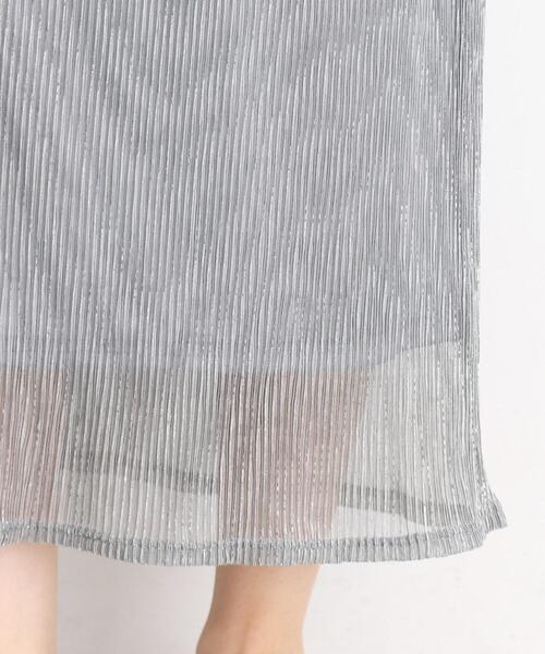 THE SHOP TK スカート シャイニーナロースカート「洗える」 : ZOZOTOWN