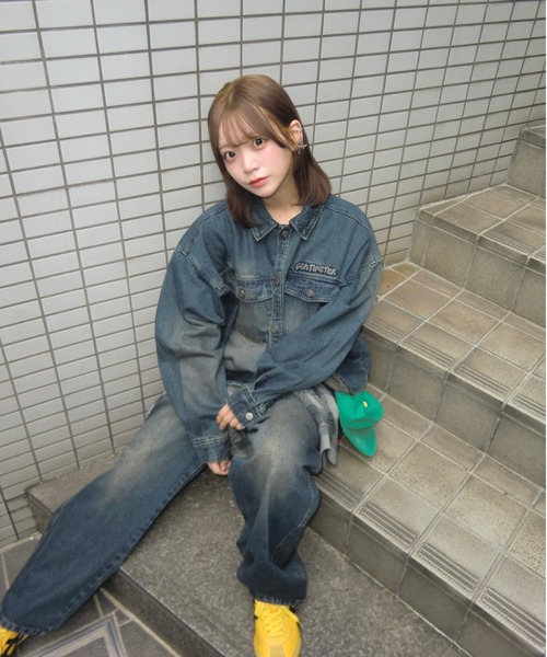 centimeter ジーンズ CMT ruler washed denim pants メンズ : ZOZOTOWN 