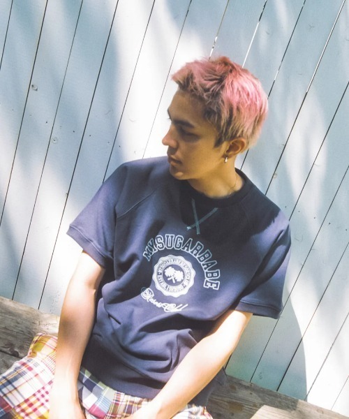 My Sugar Babe（マイシュガーベイブ） tシャツ MSB college logo half