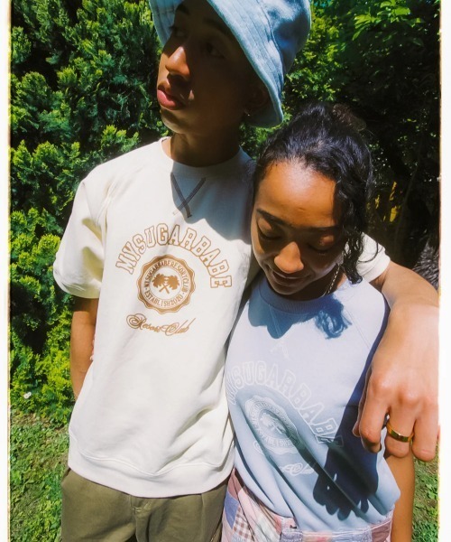 My Sugar Babe（マイシュガーベイブ） tシャツ MSB college logo half