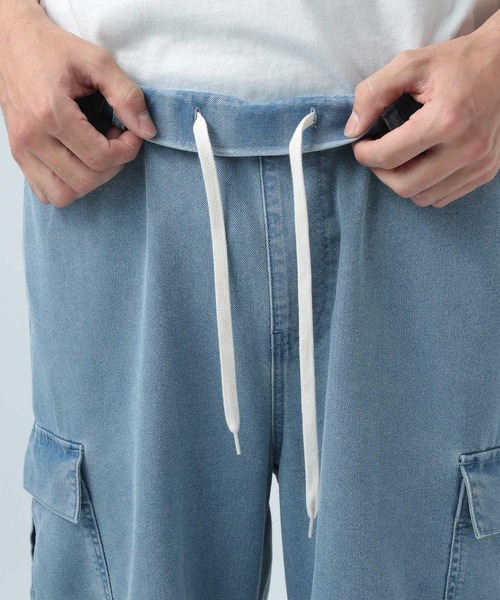 67198　CLOOLA　五分丈デニムジーンズ　青 67198 CLOOLA 五分丈デニムジーンズ 青 67198 CLOOLA 五分丈デニム