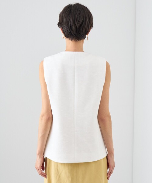 【試着のみ】 ANAY（アナイ）　ジレ　ベスト　38 ANAYI ベスト ジレ インレーツイード4ポケットジレ レディース