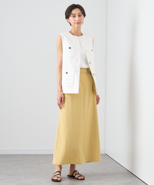 ANAYI（アナイ） ベスト ジレ インレーツイード4ポケットジレ