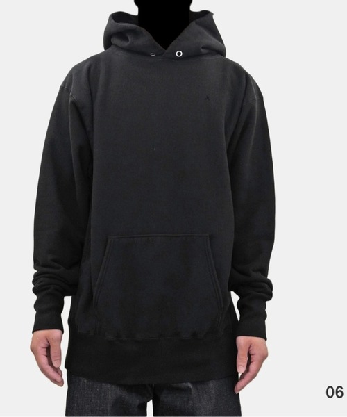 新品ATONフードパーカーGARMENT DYE URAKE HOODIE 02 GARMENT DYE URAKE HOODIE / BLACK | ATON (MEN)(エイトン
