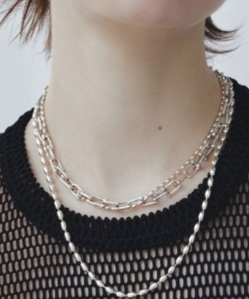 quip queint ネックレス quip queint｜oval sway choker シルバー925 チョーカー
