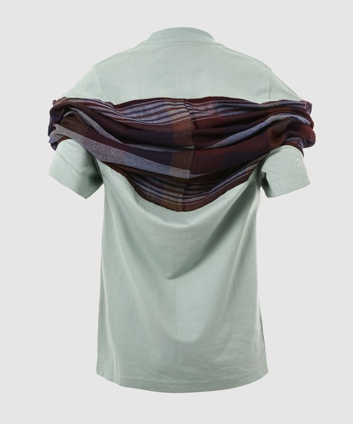 EURO VINTAGE◇80s/ドイツ製/Tシャツ/コットン/BLU/無地/Vintage