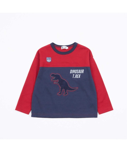 KP BOY（ケーピーボーイ） tシャツ 日本製/恐竜モチーフ長袖Tシャツ