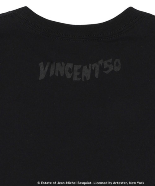 tシャツ VINCENT50 Basquiat Front Print Tee / バンソンサンカント バスキア フロントプリントティー レディース VINCENT50 Basquiat Front Print Tee / バンソンサンカント