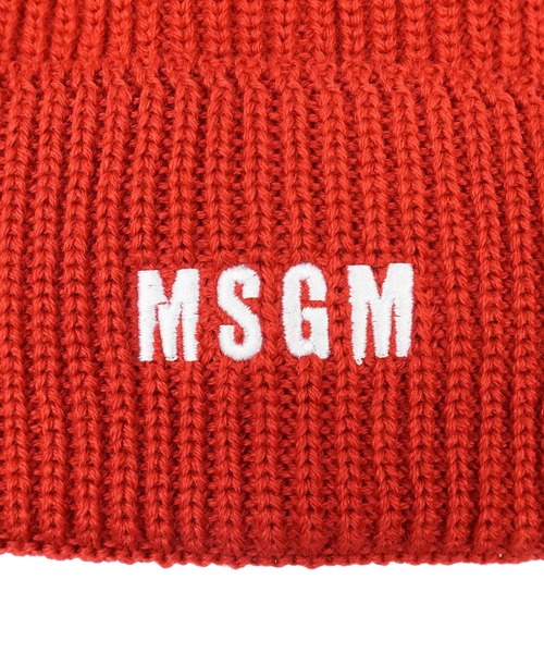 MSGM（エムエスジーエム） ニット帽 ニットキャップ 「NEW」MSGMロゴ