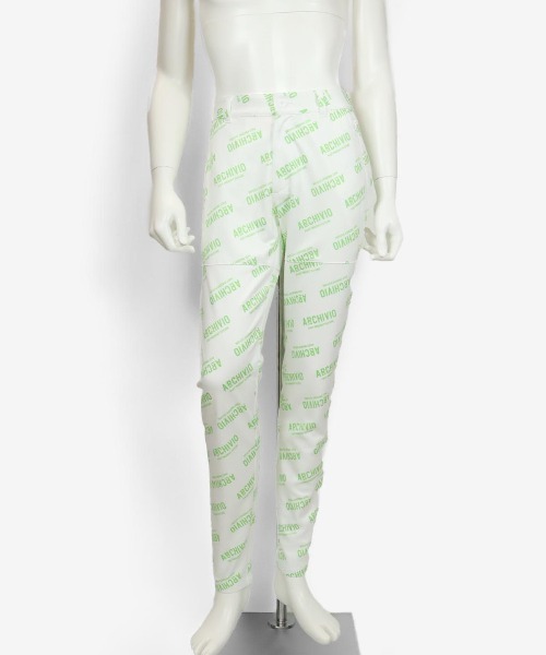 archivio（アルチビオ） パンツ 「MENS」総ロゴ柄速乾ストレッチパンツ