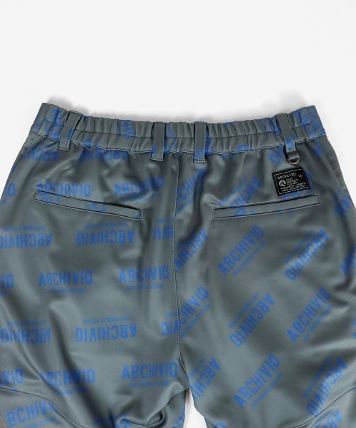 archivio パンツ 「MENS」総ロゴ柄速乾ストレッチパンツ「2024年秋冬