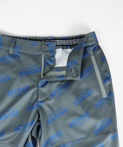 archivio（アルチビオ） パンツ 「MENS」総ロゴ柄速乾ストレッチパンツ
