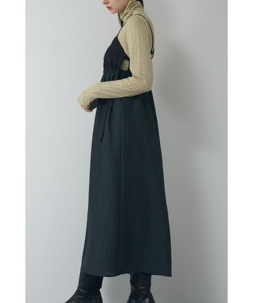 Limue ワンピース ジャガードコンビキャミワンピース : ZOZOTOWN Yahoo