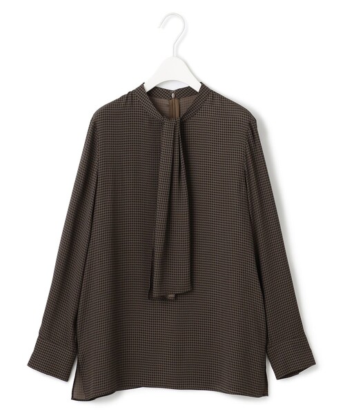 ICB（アイシービー） ブラウス シャツ BackSatinAmunzen スカーフタイ