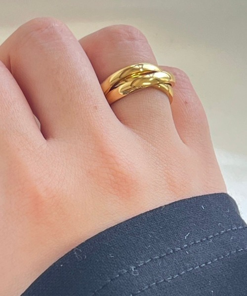 ゴールド 3連リング Rechic 指輪 リング 3連リング レディース : ZOZOTOWN Yahoo!店 - 通販