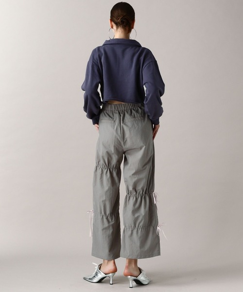 FOREVER21 パンツ 「2024FW」リボンワイドパンツ レディース
