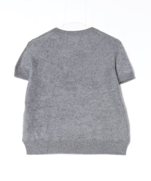 ニット セーター REBEL BRUSHED CASHMERE KNITTED T-SHIRT | REBEL ブラッシュ カシミヤ ニット Tシャツの画像