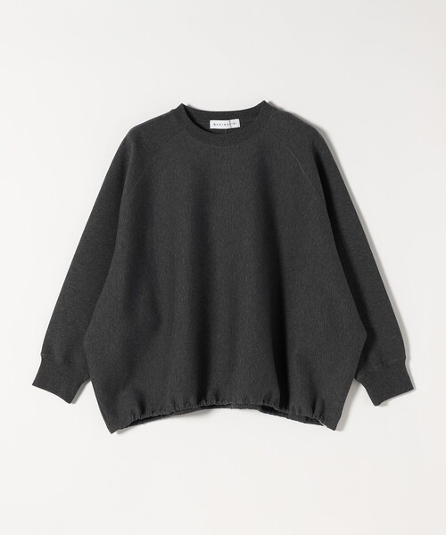 カランシエル quaranciel 24AW ポンチ ドロスト ルーズ プルオーバー カットソー ドルマンスリーブ F アイボリー /MI ■OS レディース SHIPS｜《一部追加予約》quaranciel:<洗濯機可能>ポンチ