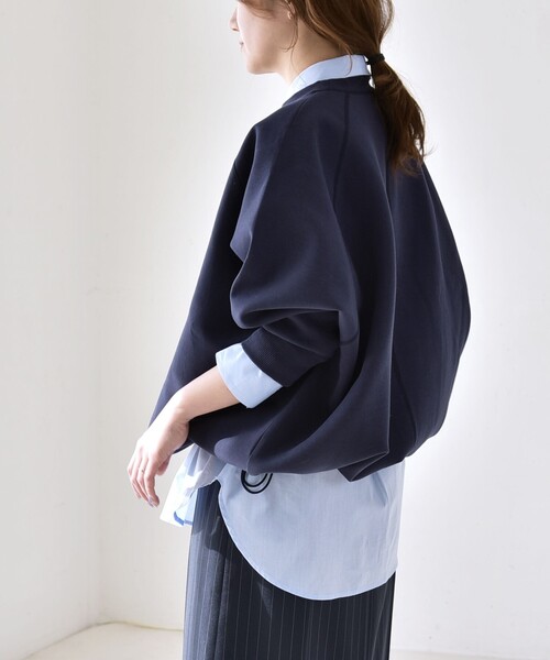 quaranciel トレーナー スウェット quaranciel:「洗濯機可能」ポンチ
