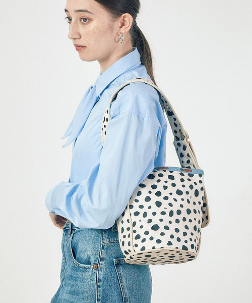 在庫処分セール LeSportsac トートバッグ MED BELT HANDLE TOTE ブライトセピア ショルダーバッグ