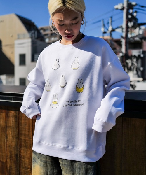 Miffy トレーナー スウェット 「miffy/ミッフィー」Dick Bruna