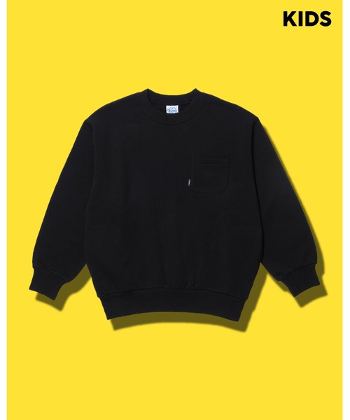 KEBOZ トレーナー KIDS SMALL EFG POCKET SWEAT CREWNECK キッズ