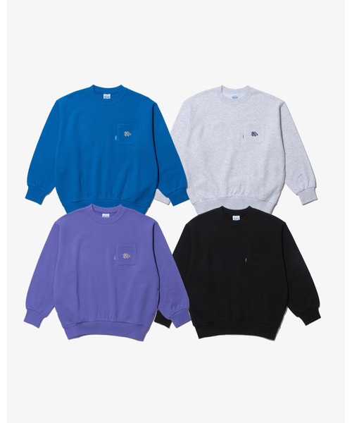 keboz トレーナー KEBOZ トレーナー KIDS SMALL EFG POCKET SWEAT CREWNECK キッズ