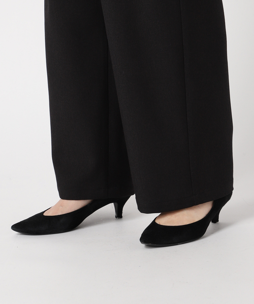 【美品】JOURNAL STANDARD LADYS ワイドパンツ 36 JOURNAL STANDARD パンツ 「追加6」ウールライクストレッチ