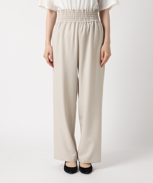 【美品】JOURNAL STANDARD LADYS ワイドパンツ 36 JOURNAL STANDARD パンツ 「追加6」ウールライクストレッチ
