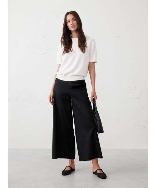 BANANA REPUBLIC パンツ FACTORY STORE リネンブレンド ワイド