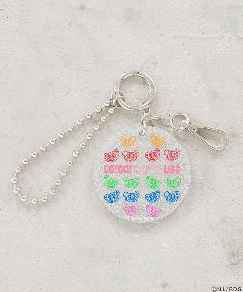 Me%（ミィパーセント） キーホルダー 「ANGEL BLUE」ミラー