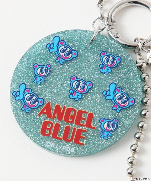 Me%（ミィパーセント） キーホルダー 「ANGEL BLUE」ミラー