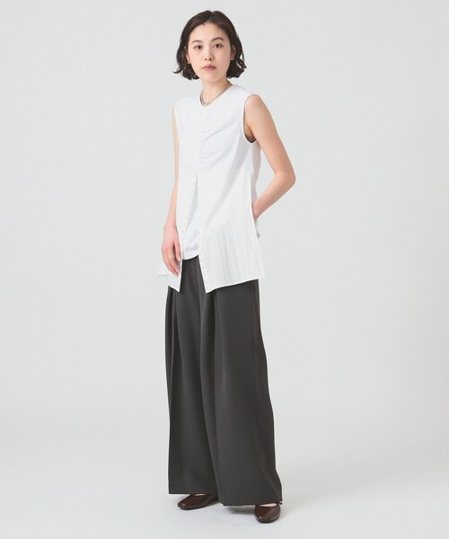 tシャツ RBS / リングドット スリット ノースリーブ レディース Ray BEAMS tシャツ RBS / リングドット スリット ノースリーブ