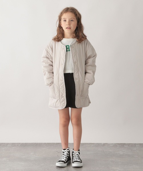 「GLOBAL WORK」 「KIDS」ノーカラーコート 140cm オフホワイト キッズ_画像5